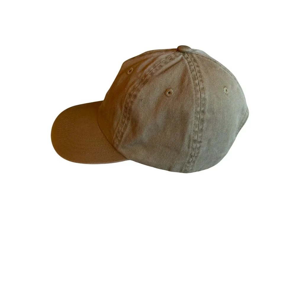 Baseball Cap Khaki Beaver Hollow Campground Ossipee NH Dad Hat